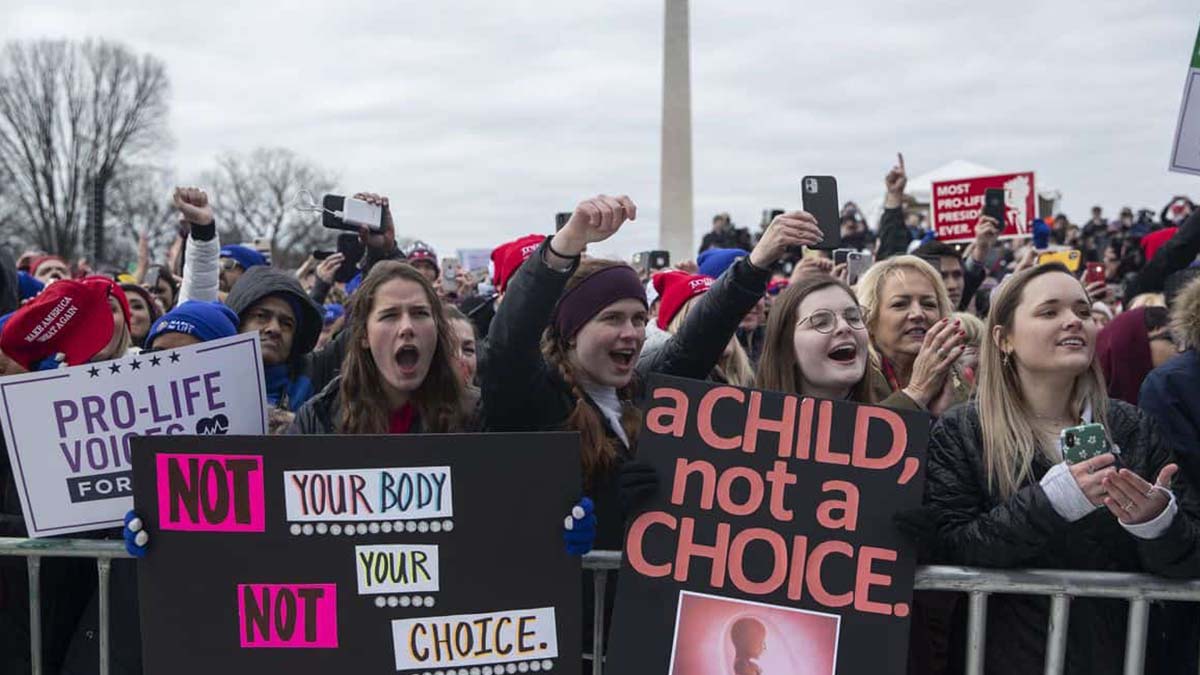 Young Pro-lifers at March for Life